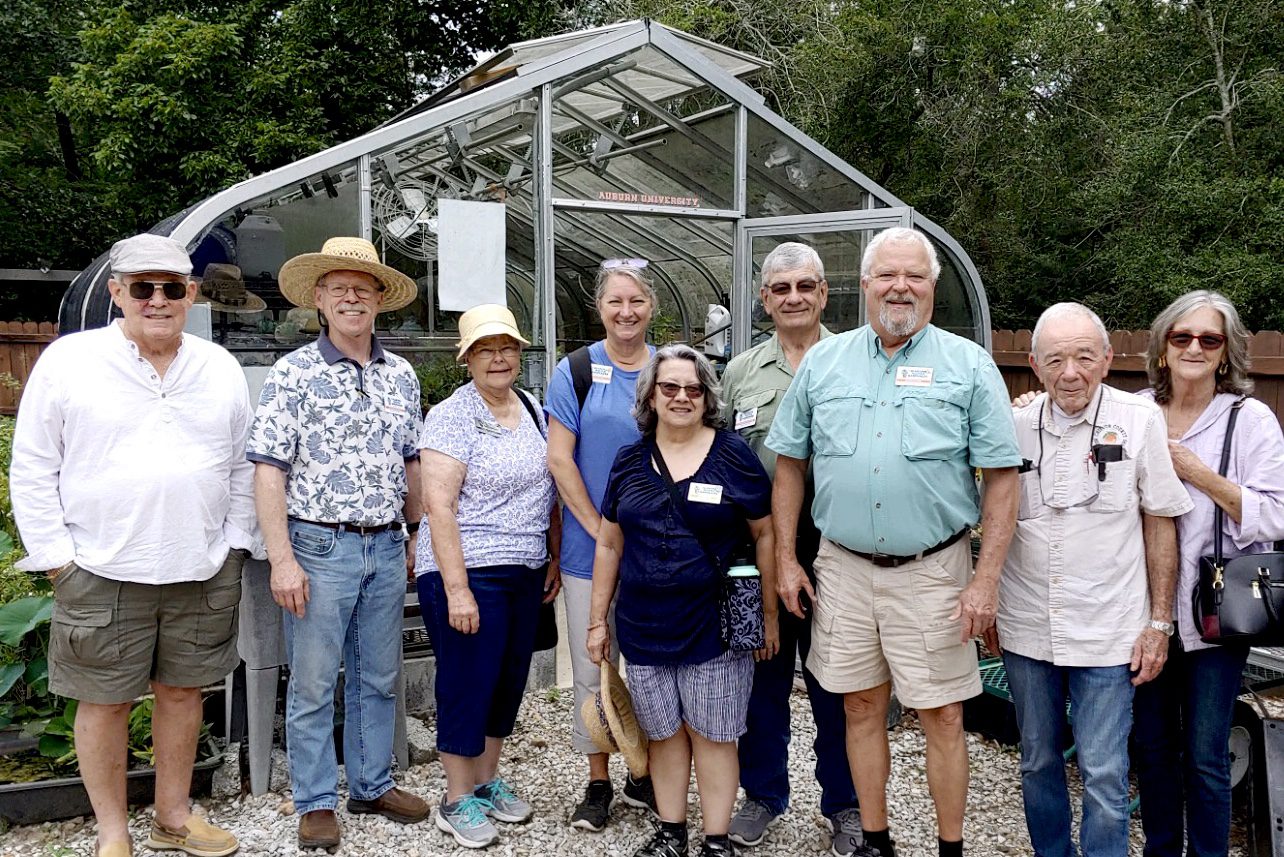 Group of visitors from Chilton County Master Gardeners