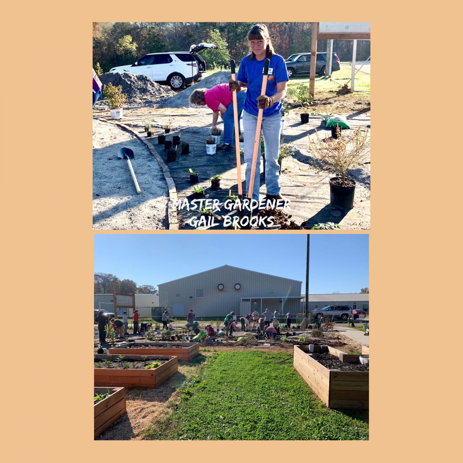 Volunteers at Jemison School